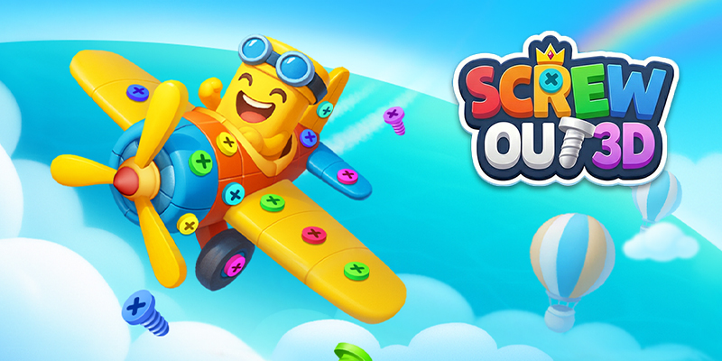 Screw Out 3D: Nut Sort Jam